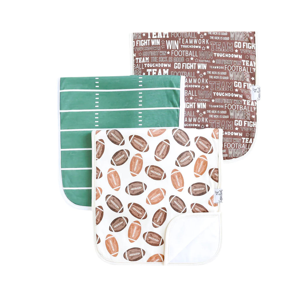 Copper Pearl Burp Cloth Set - Blitz