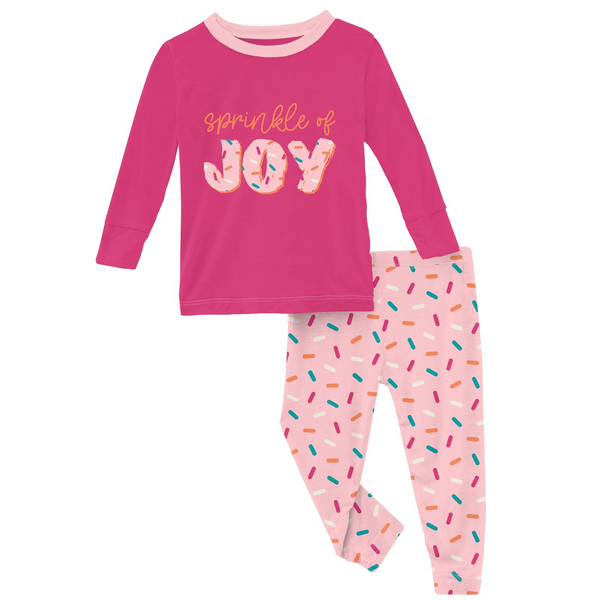 Long Sleeve Graphic PJ Set - Lotus Sprinkles