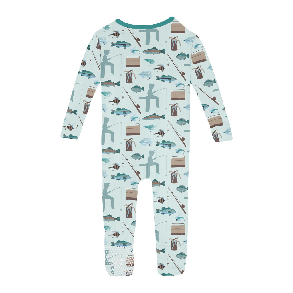 Print Convertible Sleeper with Zipper - Fresh Air Fishing