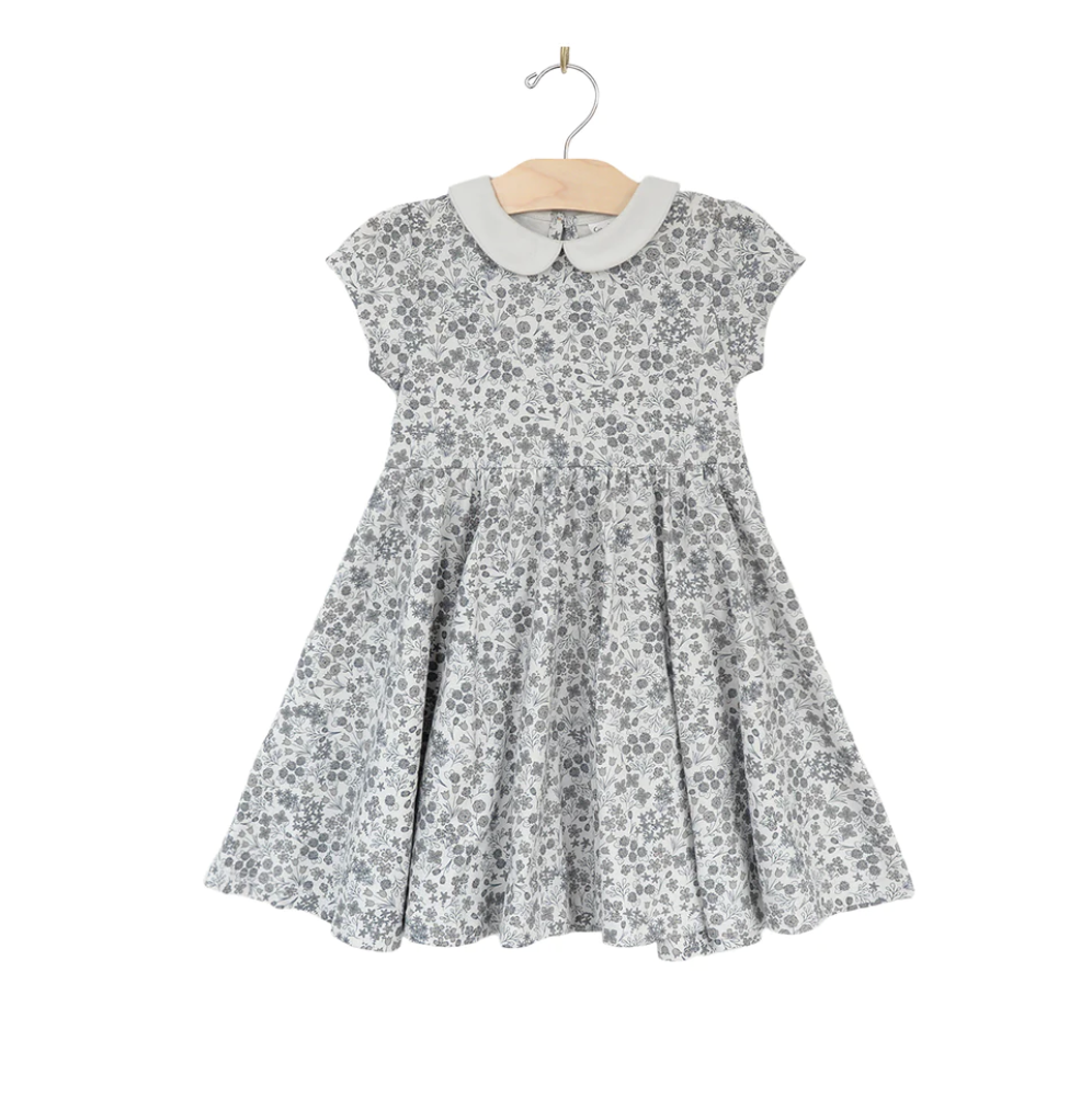 Collar Twirl Dress - Calico Floral