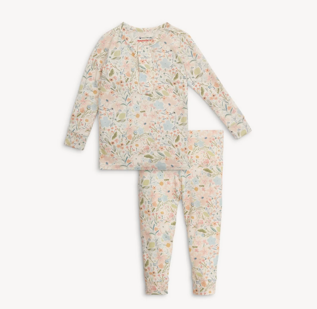 charlotte modal L/S PJ set with ruffle