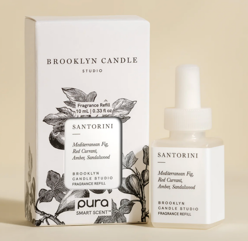brooklyn candle - santorini pura refill