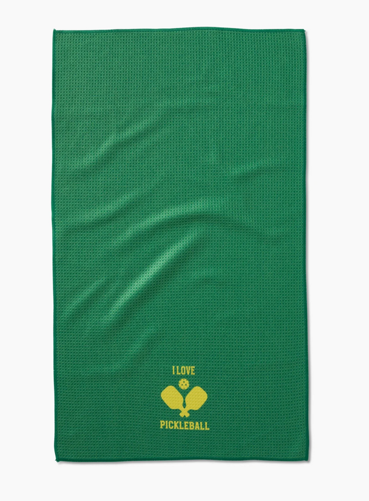 Geometry Tea Towel - i love pickleball