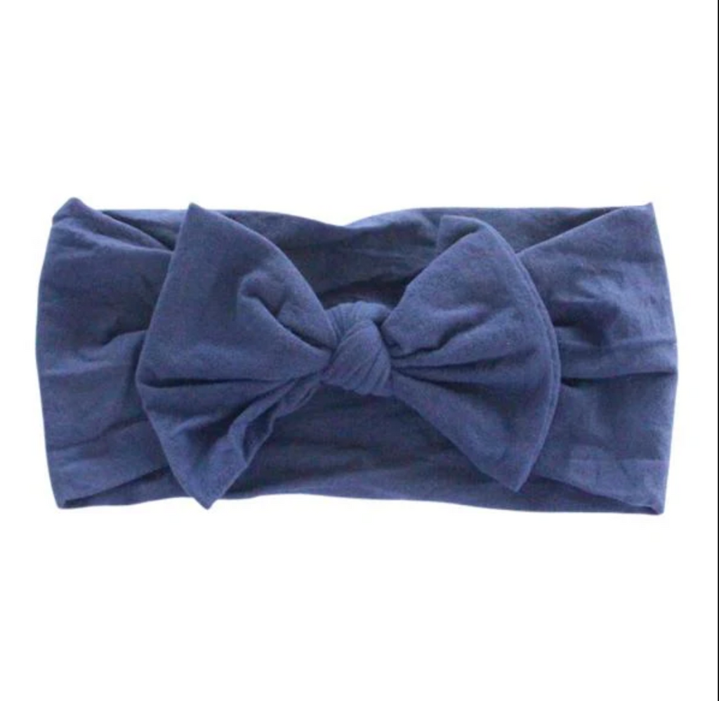 Navy Nylon Headwrap - S