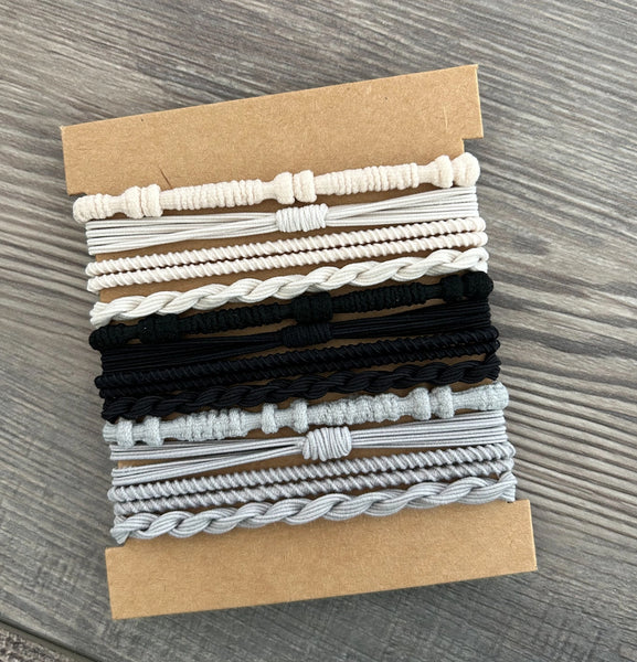 Boho Bracelet Ponytail Set