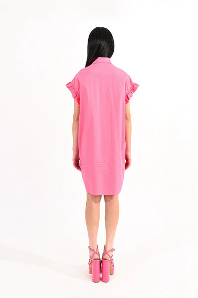 The Pink Gathered Dress