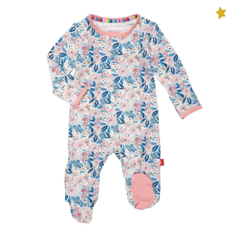 once and floral footie - duren