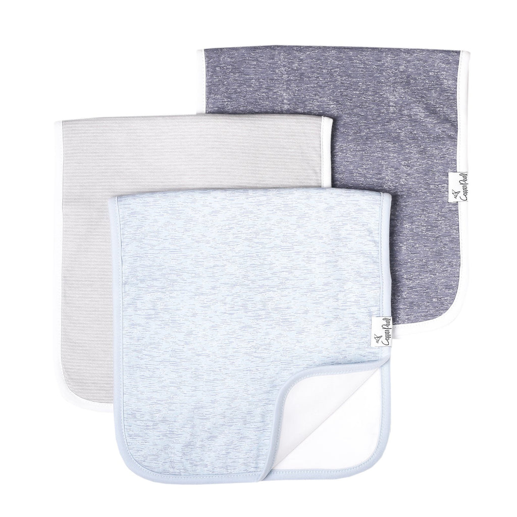 Copper Pearl Burp Cloth Set, Lennon - P