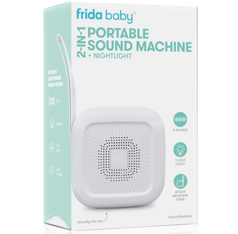 2-in-1 Portable Sound Machine + Nightlight - S