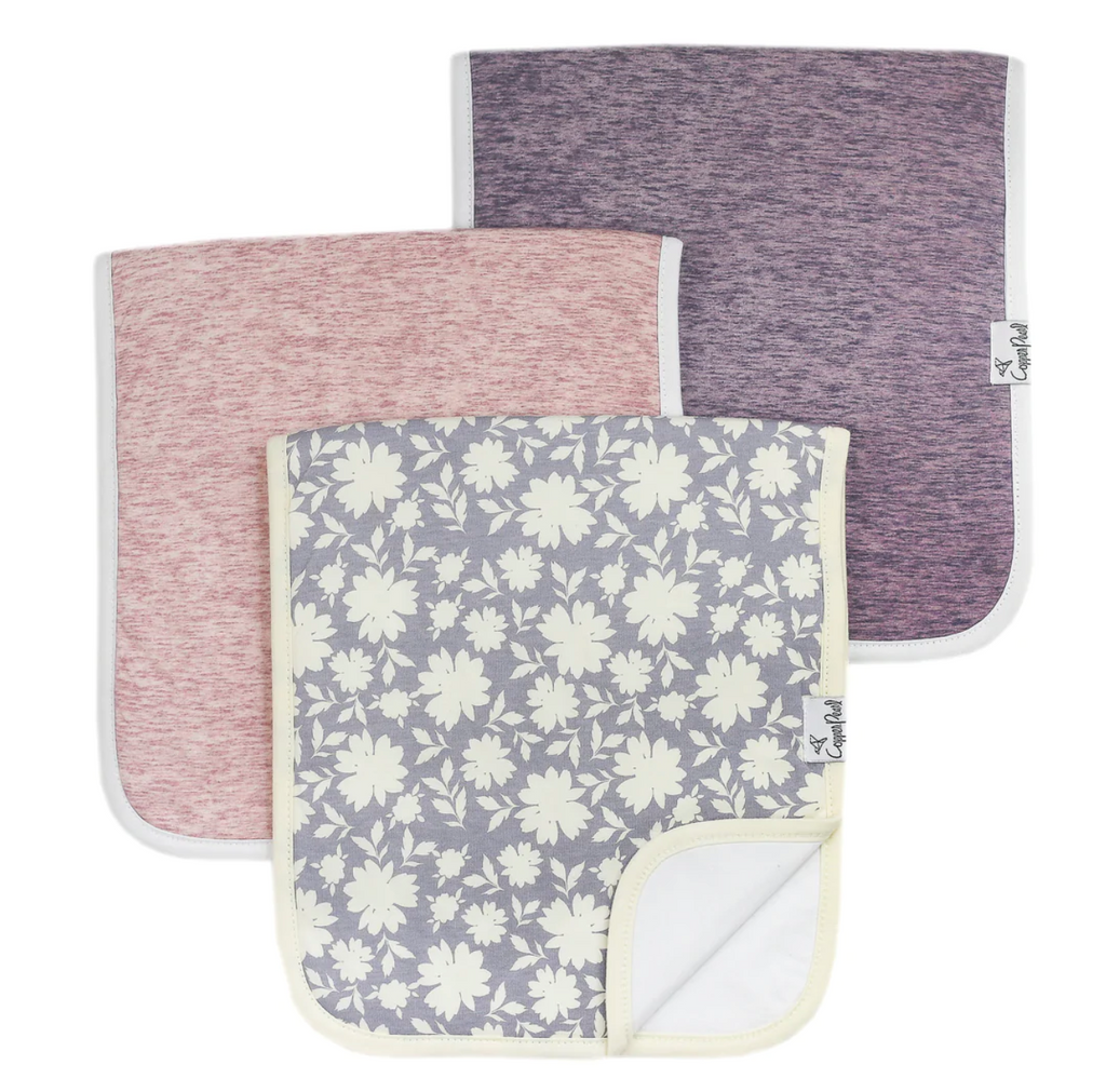 Copper Pearl Burp Cloth Set - Lacie