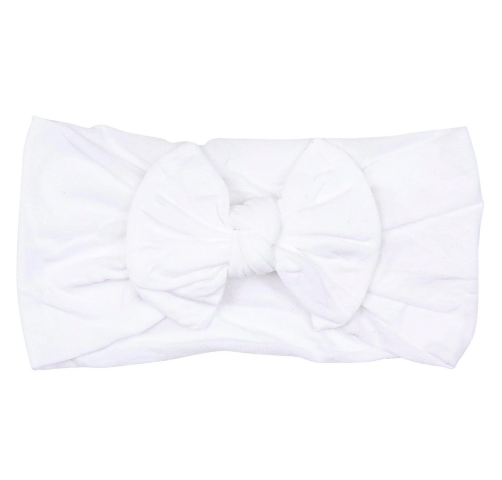 White Nylon Headwrap