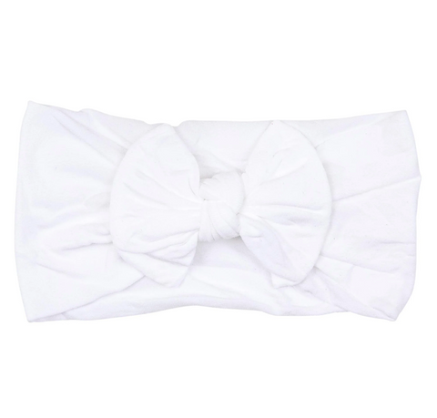 White Nylon Headwrap