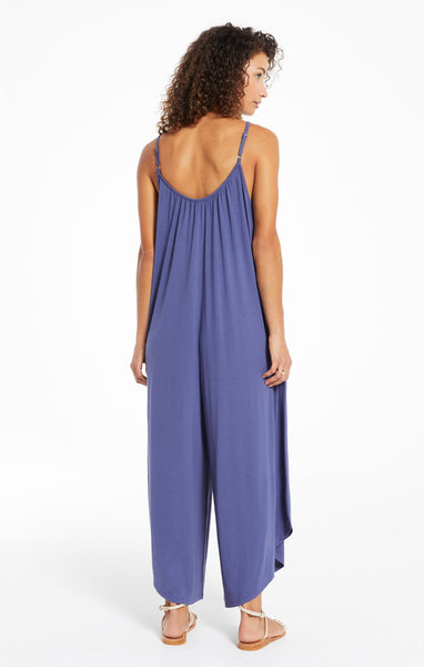 The Flared Jumpsuit - Dark Indigo