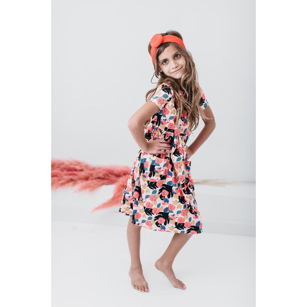 Birds of a Feather Pocket Twirl Dress