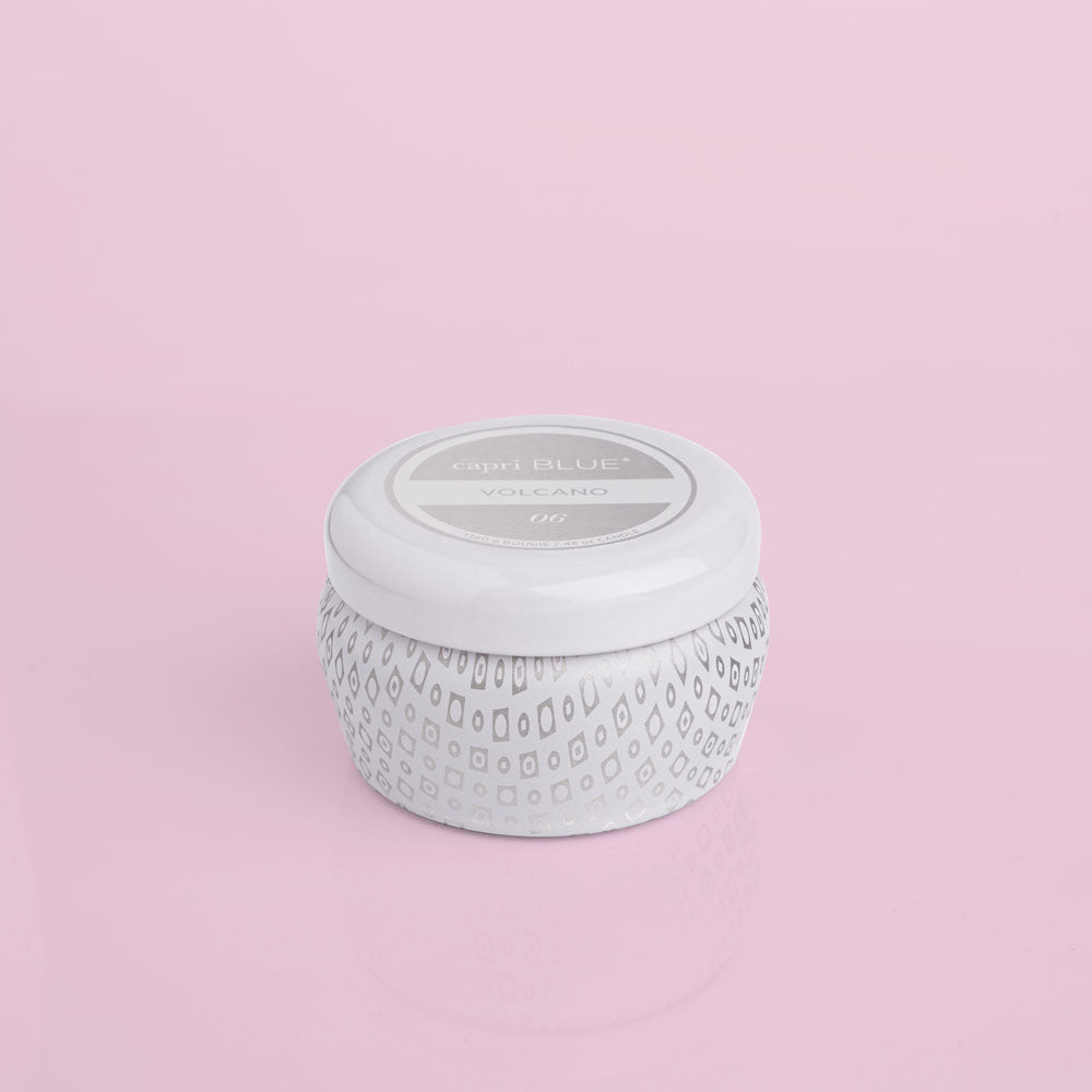 Volcano Mini Tin - White