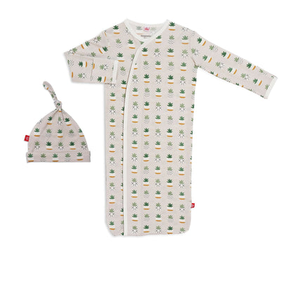 you had me at aloe Magnetic Gown & Hat