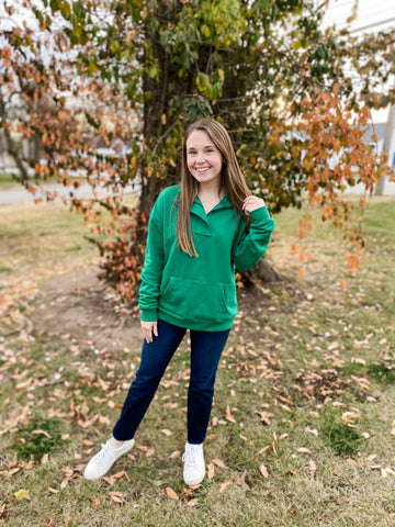 Perfect Pullover - Kelly Green