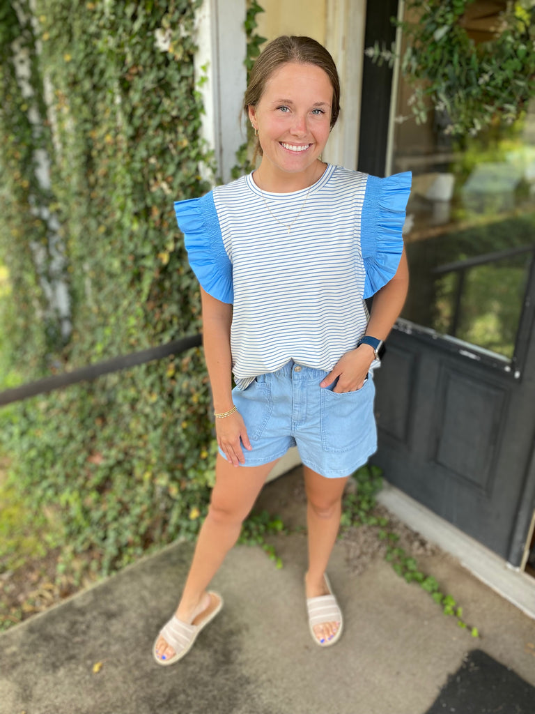 Pretty in Blue Top