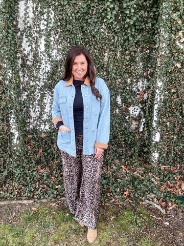 washed denim barn jacket