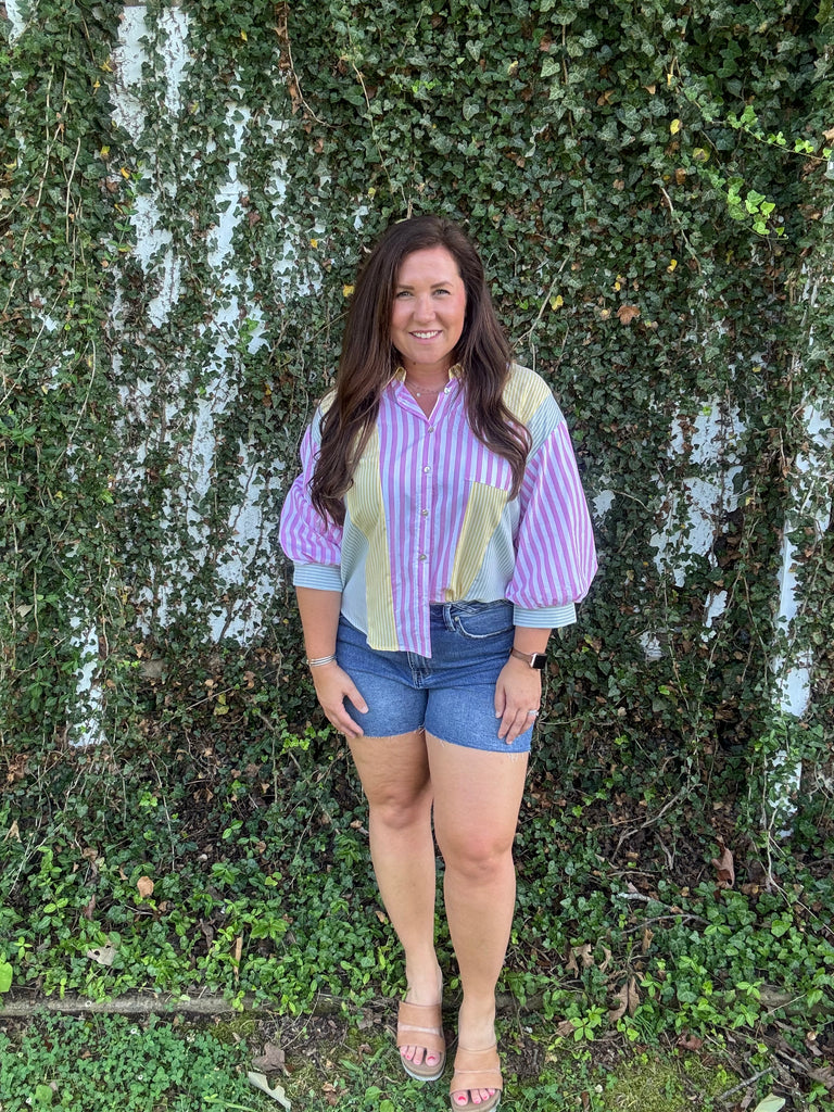 Capri Stripe Top
