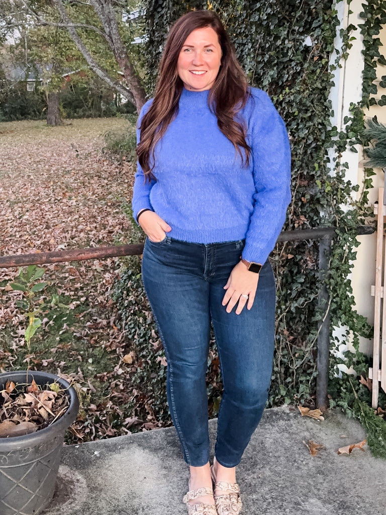 Luna Lash Sweater - Royal