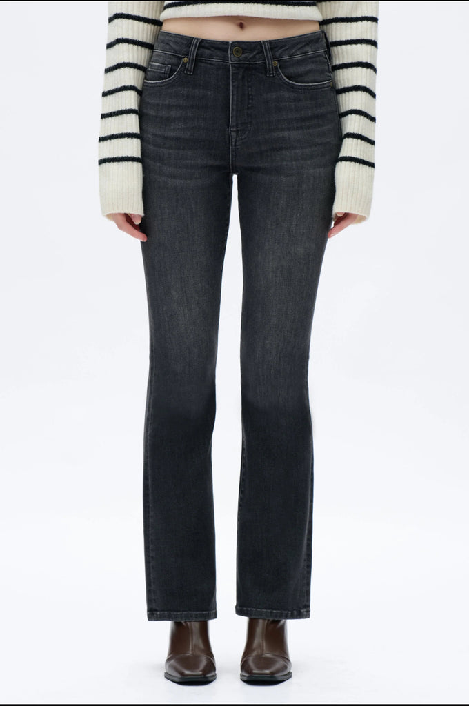 High Rise Bootcut - Vintage Dark Grey