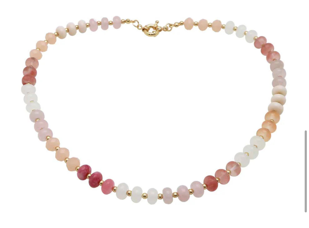 light pink candy necklace