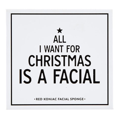 Limited Edition Facial Konjac Sponge - Red