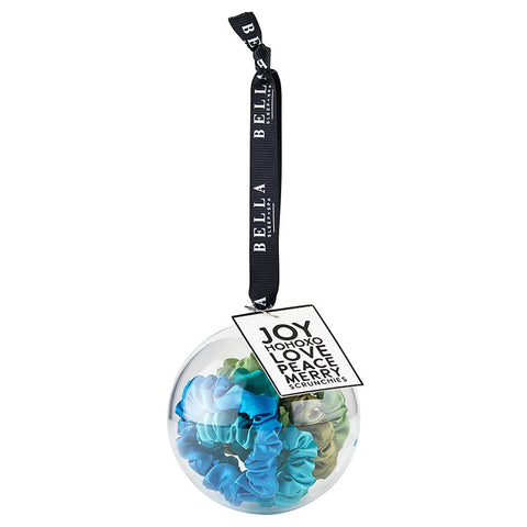 Scrunchie Ornament - Blue Jewels