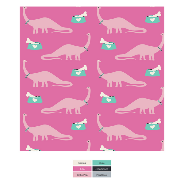 Print Convertible Zip Sleeper - Tulip Pet Dino