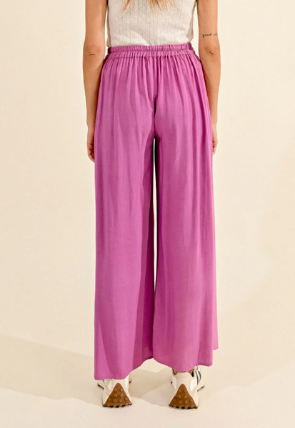 A Perfect Wide Leg Pant - Purple