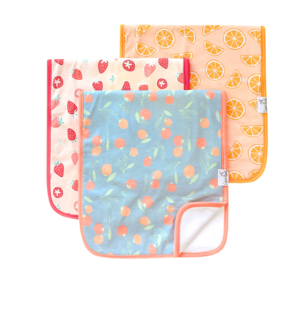 Burp Cloth Set - Clementine - C