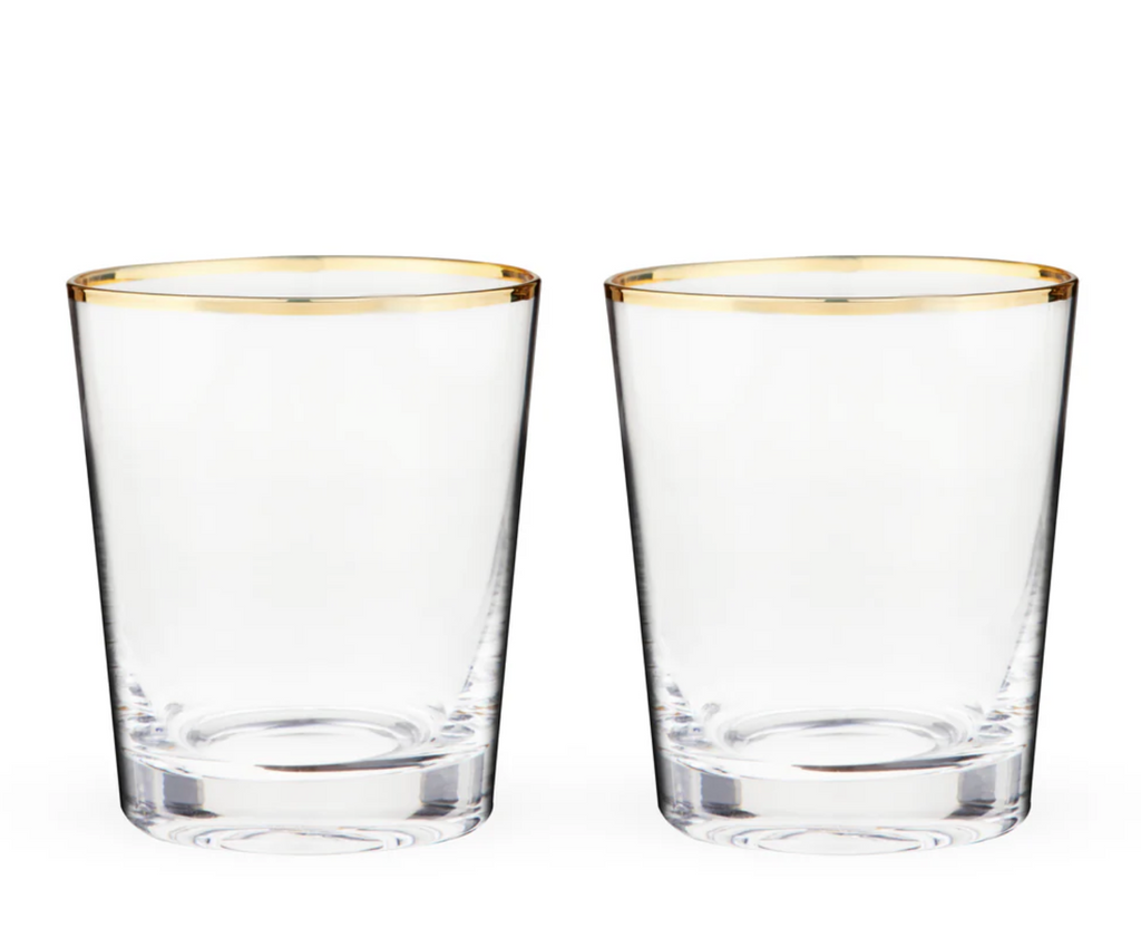 Gilded Glass Tumbler Set - B/M