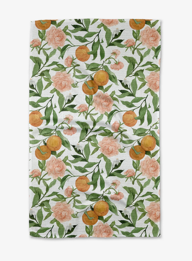 Geometry Tea Towel - a peony for your thoughts