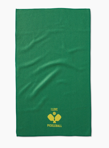 Geometry Tea Towel - i love pickleball
