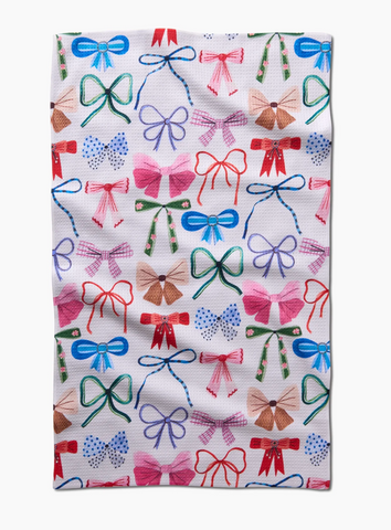 Geometry Tea Towel - bows