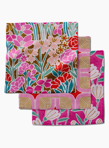 Geometry Dishcloth - clemmie donna and janae