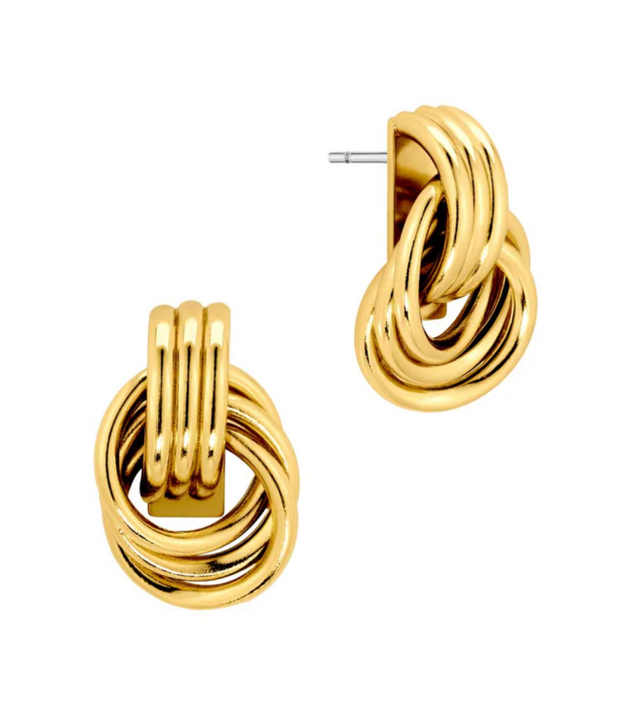 gold layered metal knot