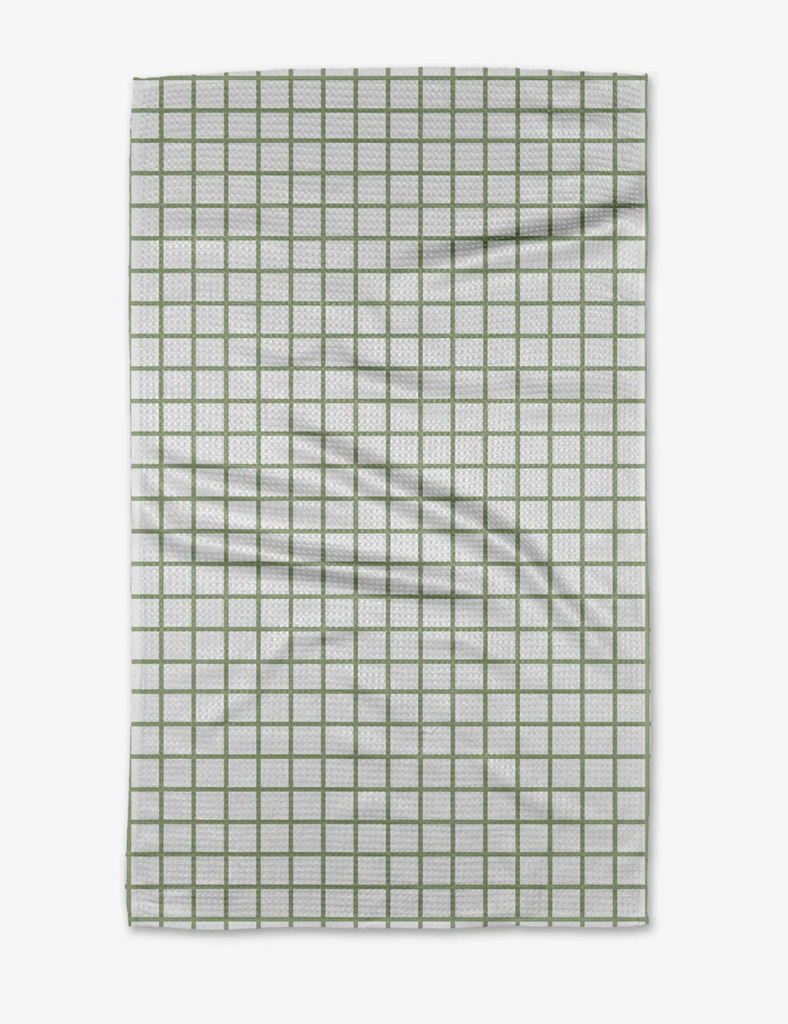 Geometry Tea Towel - sweet mint