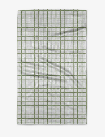Geometry Tea Towel - sweet mint