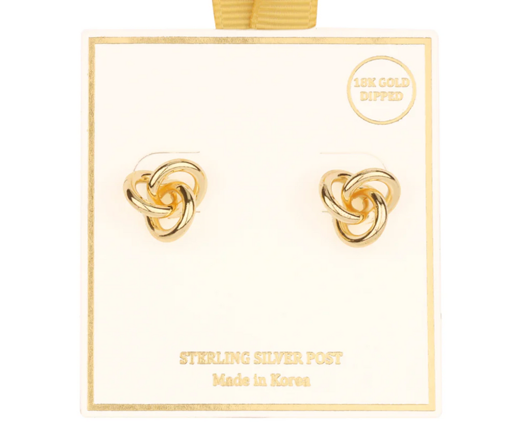 Gold Knot Hypoallergenic Earring
