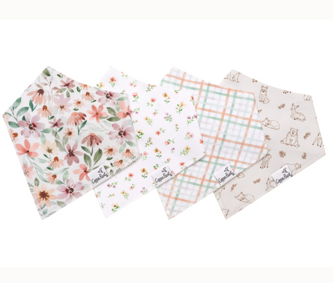 Bandana Bib Set - Natalie