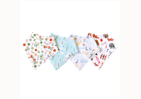 Bandana Bib Set - Christmas Classics