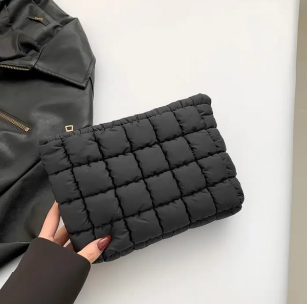 Quilted Puffy Cosmetic Bag