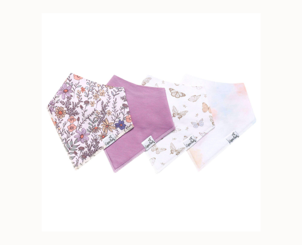 Bandana Bib Set - Flora