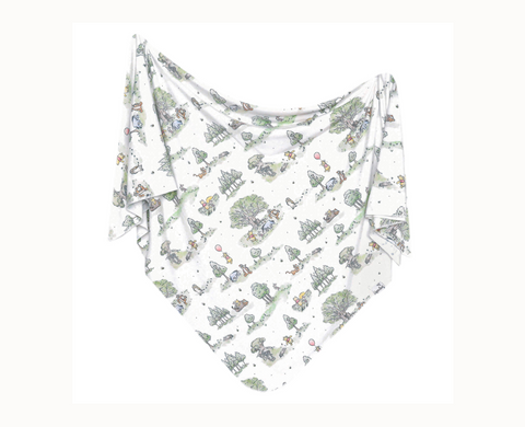 Copper Pearl Swaddle Blanket - Hundred Acre Wood