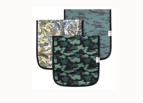 Burp Cloth Set, Hunter