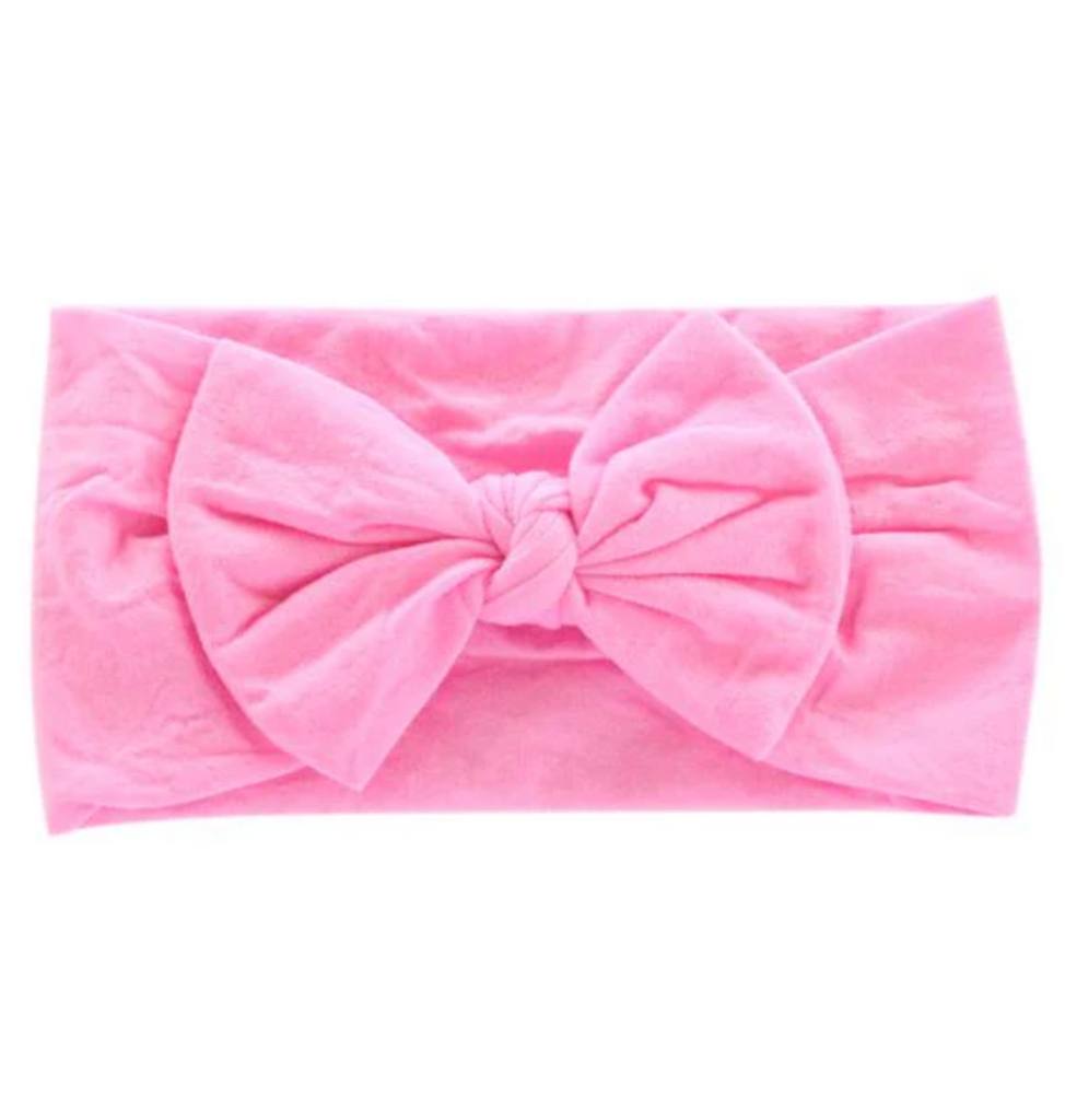 Bubblegum Pink Nylon Headwrap