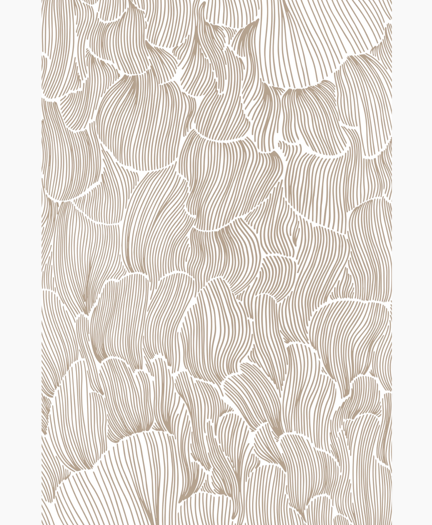 Geometry Tea Towel - posh petals ambre santal