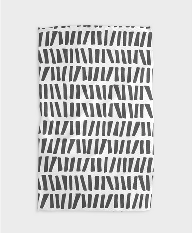 Geometry Tea Towel - all lined up